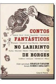 Capa de Contos Fantásticos no Labirinto de Borges