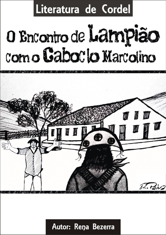 Capa de O Encontro de Lampião com o Caboclo Marcolino