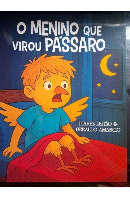 Capa de O Menino que Virou Passarinho
